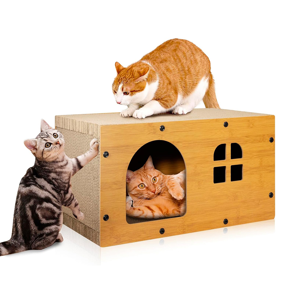 Rascadores para Gato, Cama Rascadora de Cartón