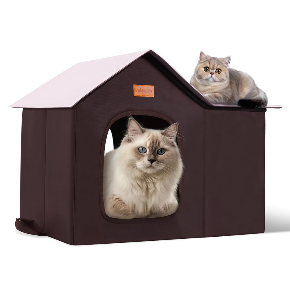 Refugio térmico impermeable para gatos – Plegable y cálido