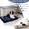 Cama para perro mediano con resortes y lavable