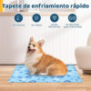 Tapete refrescante para perro – 50x65 cm, ideal verano