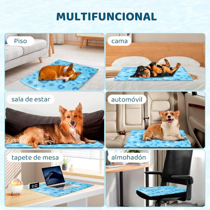 Tapete refrescante para perro – 50x65 cm, ideal verano