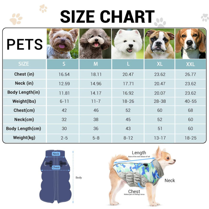 cortaviento para perro