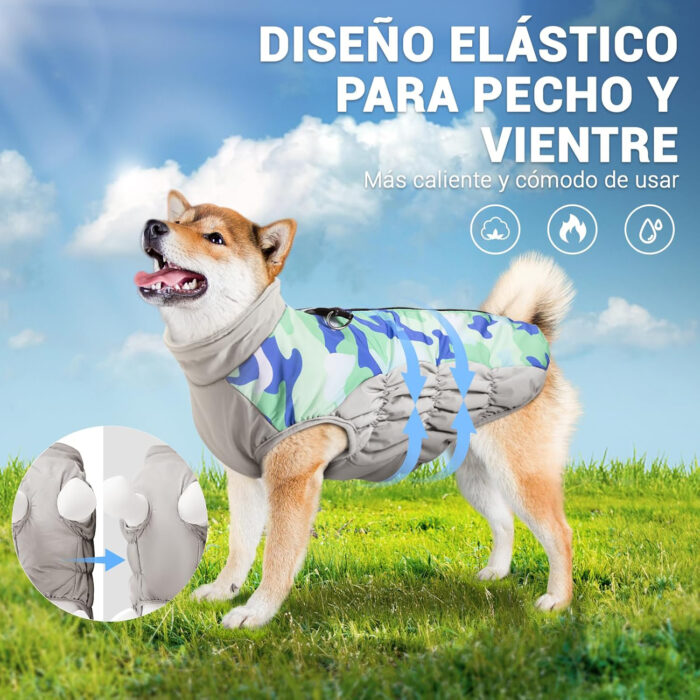 cortaviento para perro