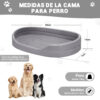 Para perro mediano–lavable y antideslizante