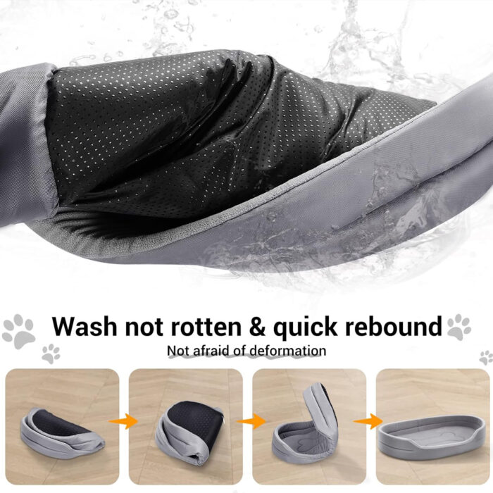 Para perro mediano–lavable y antideslizante