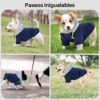 Chaqueta invierno impermeable para perro pequeño/mediano