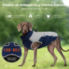 Chaleco impermeable wishkit para perro mediano/grande