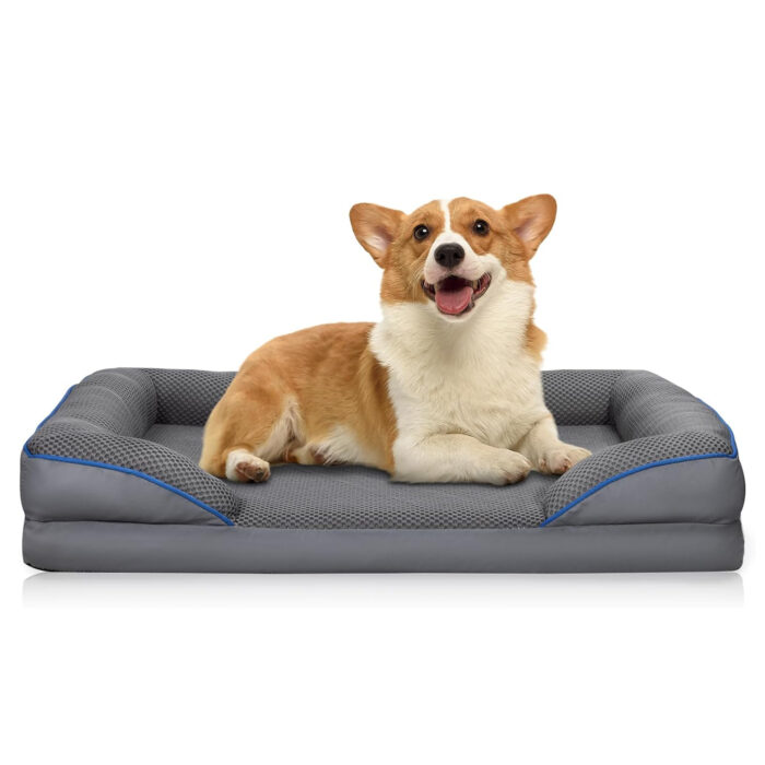 Cama Ortopédica para Perro 91×69 cm Antideslizante