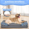 Cama Ortopédica para Perro 91×69 cm Antideslizante