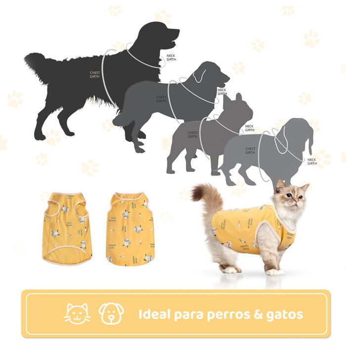 Chaleco estampado para perro 5XL – Fresco y cómodo