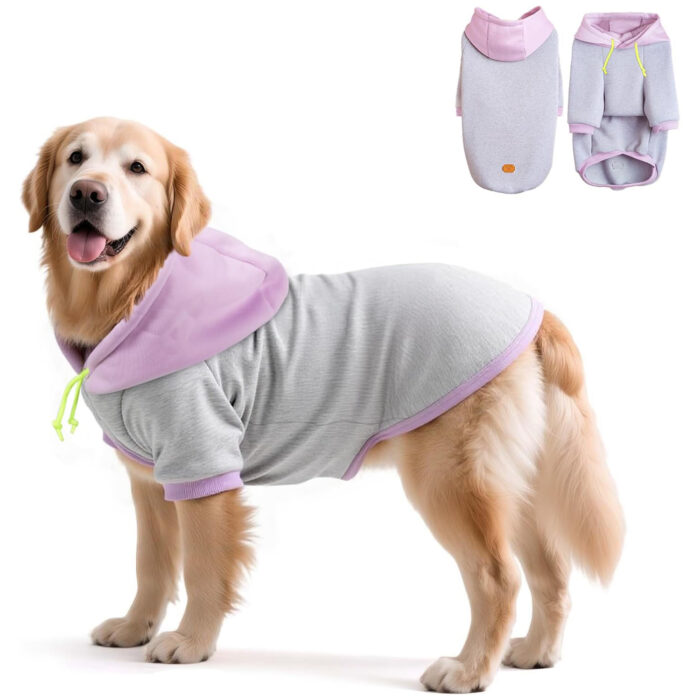 Suéter con capucha para perro 5XL – Cálido y cómodo