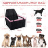 Asiento Reforzado para Perro en Auto Hasta 15kg