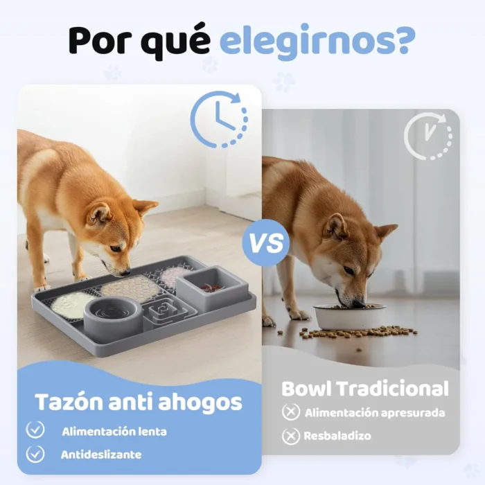 Tapete para lamer perros y bajar ansiedad