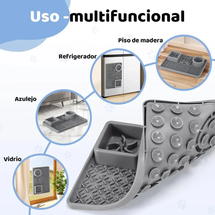 Tapete para lamer perros y bajar ansiedad