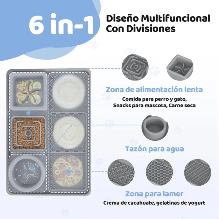 Tapete para lamer perros y bajar ansiedad