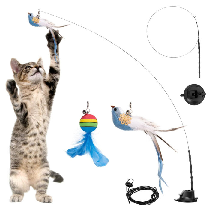 Kit de juguete interactivo para gatos – 5 piezas