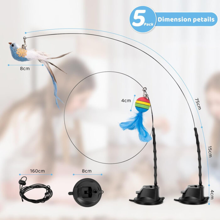 Kit de juguete interactivo para gatos