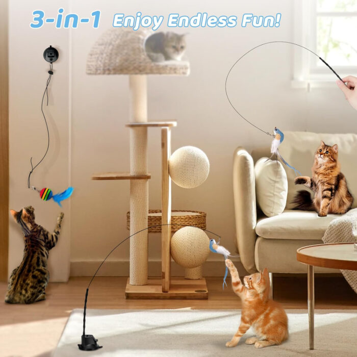 Kit de juguete interactivo para gatos