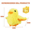 Juguete pato interactivo recargable USB para gato