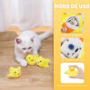 Juguete pato interactivo recargable USB para gato