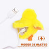 Juguete pato interactivo recargable USB para gato