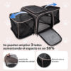 Transportadora Expandible para Perro y Gato 9 kg