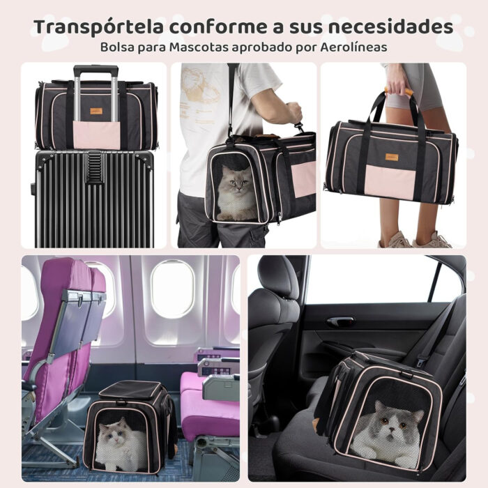 Transportadora Expandible para Perro y Gato 9 kg